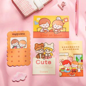 Lovely couple Slice Of Life Postcards - 5 pcs